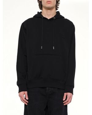 WOOYOUNGMI Flower Back Print Hoodie - Black