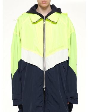 Juun.J Hoody Coat - Blue