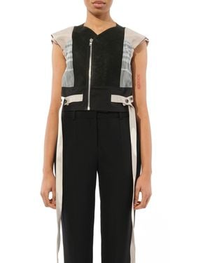Rick Owens Nymph Biker Leather, , 100% Leather - Black