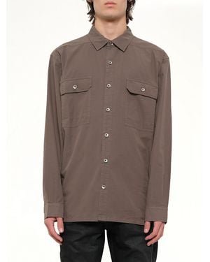 Rick Owens Jumbo Outershirt - Brown