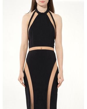 Balmain Woven Dress - Black