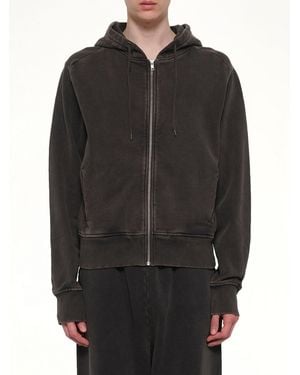Entire studios Slim Zip Up - Black