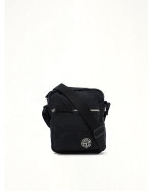 Stone Island 920001 Coated Nylon Pouch - Black