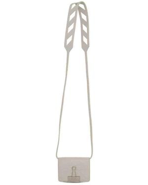Off-White c/o Virgil Abloh Binder Cc Holder On Strap - White