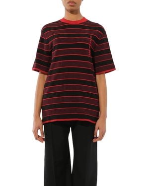 Givenchy Striped Sweater - Red