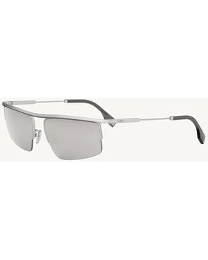 Fendi Fe40141U 6017C Metal Sunglasses - White