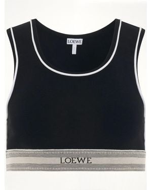 Loewe Logo Tank Top - Black