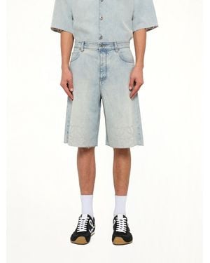 Loewe Anagram Shorts - Blue