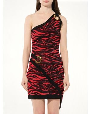 Balmain Dress, /Blk - Red