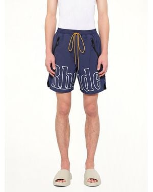 Rhude Rh Logo Shorts - Blue