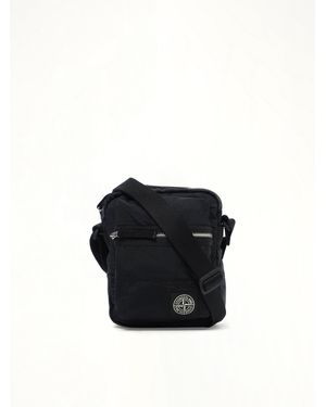 Stone Island 920001 Coated Nylon Pouch - Black