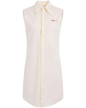 Marni Poplin Shirt Dress, 100% Cotton - White