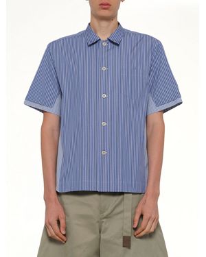 Sacai Poplin Shirt - Blue