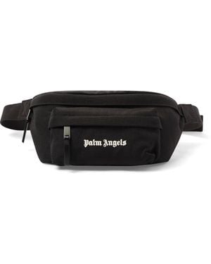 Palm Angels Cordura Classic Logo Fannypack, 100% Polyamide - Black
