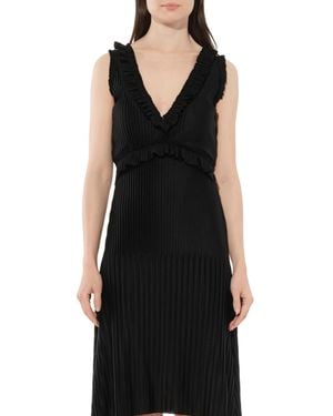 Givenchy Short Pleated Dress - Black