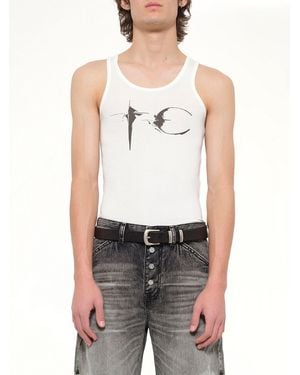 THUG CLUB Tc Not Easy Tank Top - White