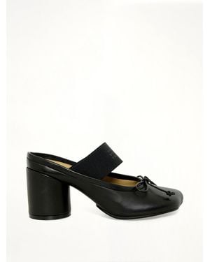 MM6 by Maison Margiela Elastic Band Sandal - Black