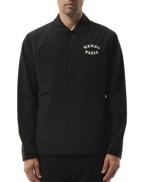 KENZO Verdy Collection Heavy Coach Jacket, 100% Nylon, Size: Medium - Black