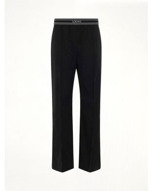Loewe Logo Trousers - Black