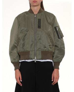 Sacai Nylon Twill Blouson - Gray