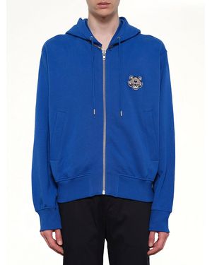 KENZO Tiger Hoodie Blouson - Blue