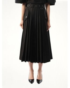 Sacai Cotton Skirt - Black