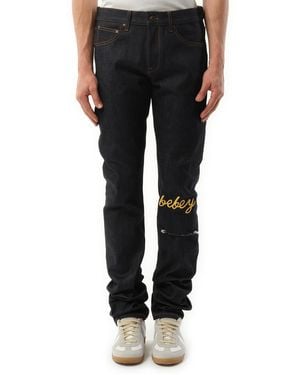 Off-White c/o Virgil Abloh Thl Bebey Arrow Selvedge Jeans - Black