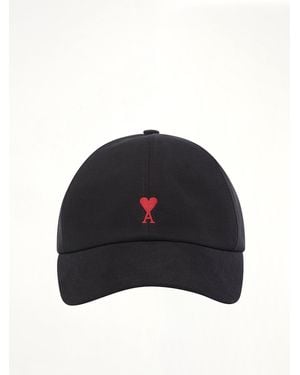 Ami Paris Ami De Coeur Embroidery Cap - Blue