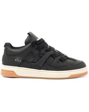 Represent Bully Sneakers, 100% Calf Leather - Black