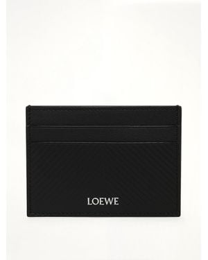 Loewe Graphic Plain Cardholder - Black