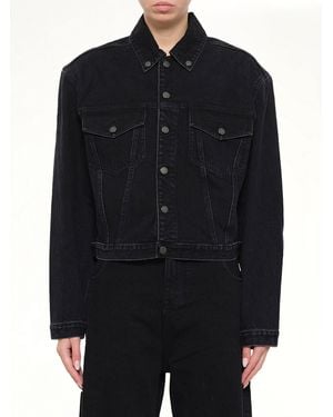 Entire studios Shrunken Denim Jacket - Black