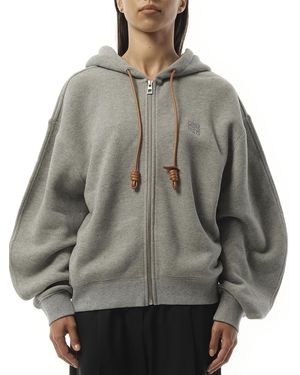 Loewe Flamenco Zip Hoodie - Grey