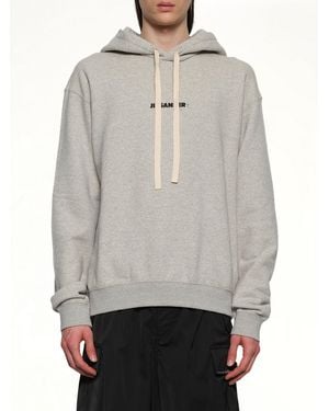 Jil Sander Plus Compact Terry Hoodie - Grey