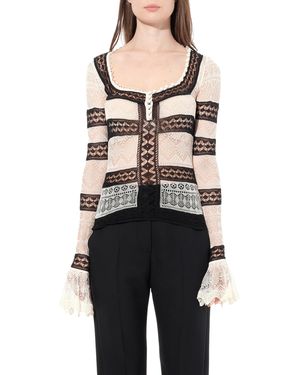 McQueen Scoop Neck Long Sleeve - Black