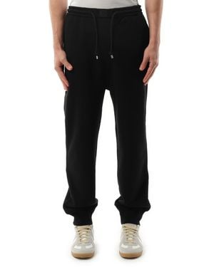 Loewe Relaxed-Fit Anagram Cotton Joggers - Black