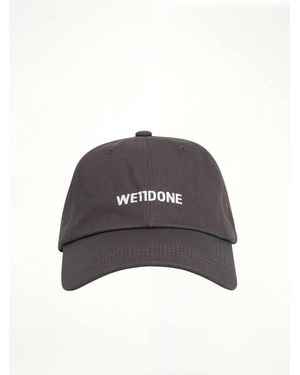 we11done Basic Small Logo Cap - Gray