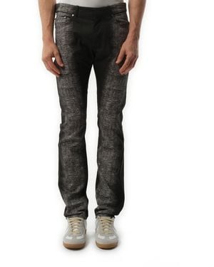 Balenciaga Denim Imprime Jeans - Black