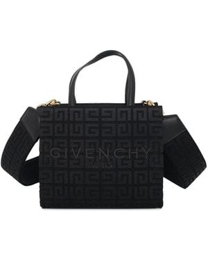 Givenchy Mini G Tote Bag, 100% Cotton - Black
