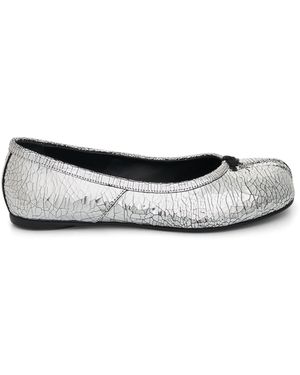 Maison Margiela Tabi Mirror Ballerina Shoes - White