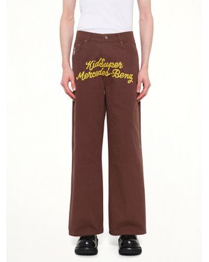 Kidsuper X Mercedes Benz Work Trousers - Red