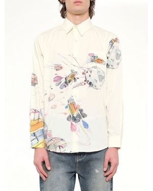 Kidsuper Slingshot Button Up Shirt - White