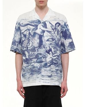 Egonlab Breizh Print Cuba Shirt - Blue