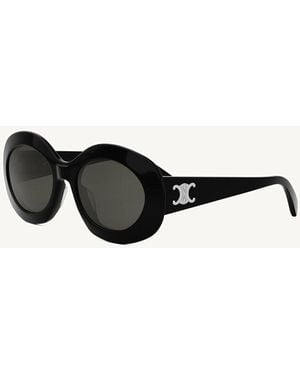 Celine Cl40292U 5401A Acetate Sunglasses - Black