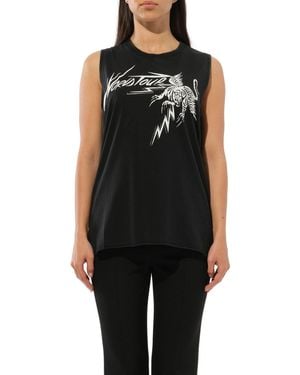 Givenchy Podium Sleeveless T-Shirt, Size: Small - Black