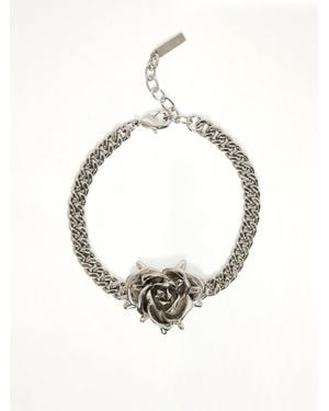 we11done Small Spiky Rose Bracelet - Metallic