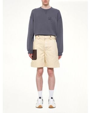 Loewe Turn-Up Shorts - Blue