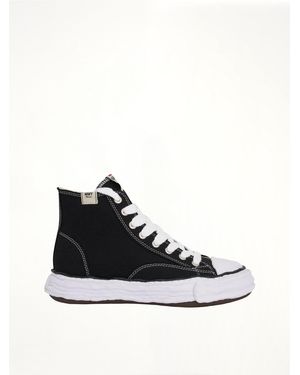 Maison Mihara Yasuhiro Peterson 23 Og High Trainers, 100% Cotton - Black