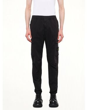 Stone Island 3100033 Cotton Satin Trouser - Black