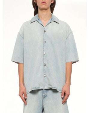 Loewe Anagram Short Sleeve Shirt - Gray