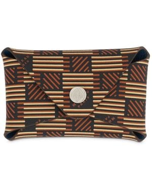 Moreau Origami Single Cardholder, 100% Calf Leather - Brown